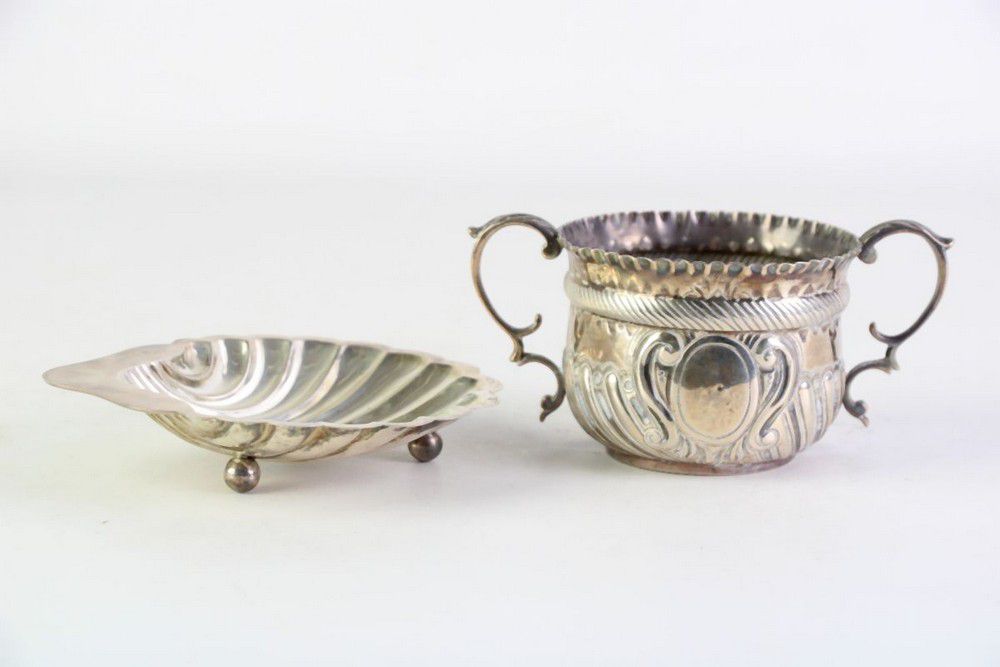 Victorian Sterling Silver Jug and Shell Dish Set - Bowls, Comports and ...