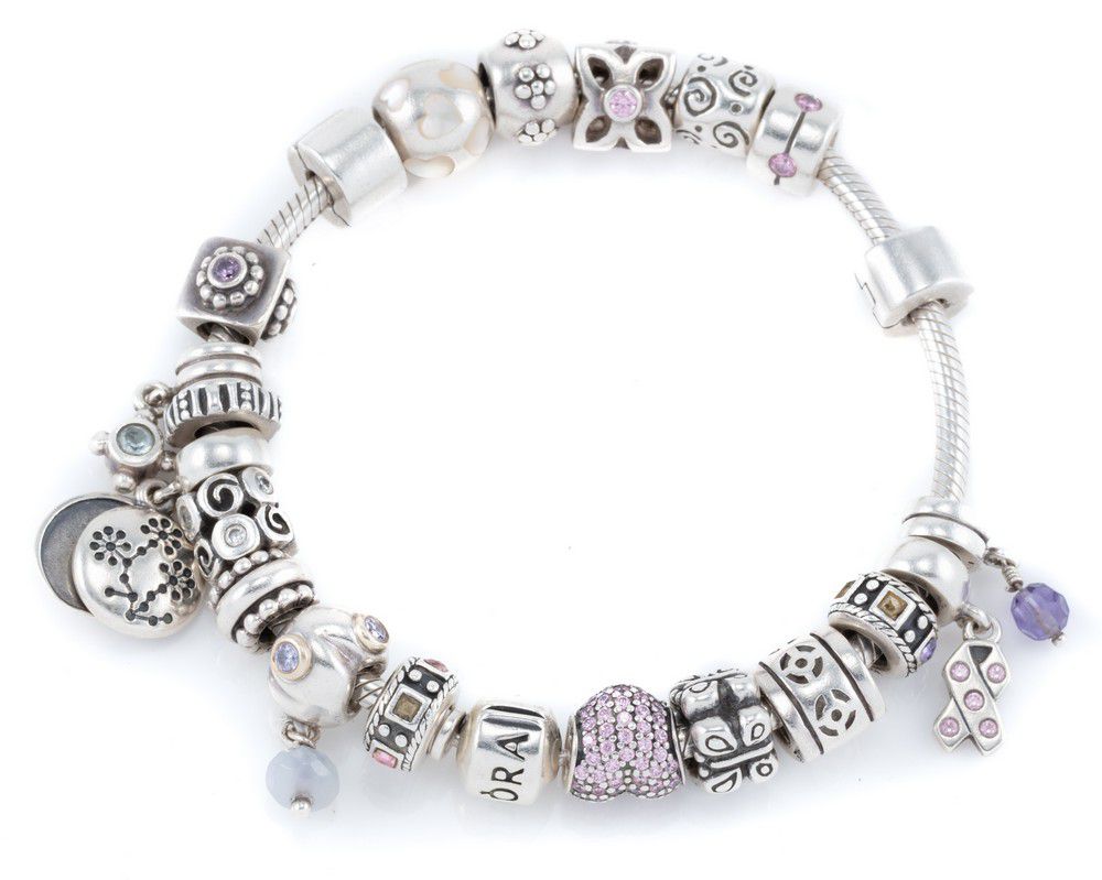 pandora-charm-bracelet-with-21-charms-and-box-bracelets-bangles