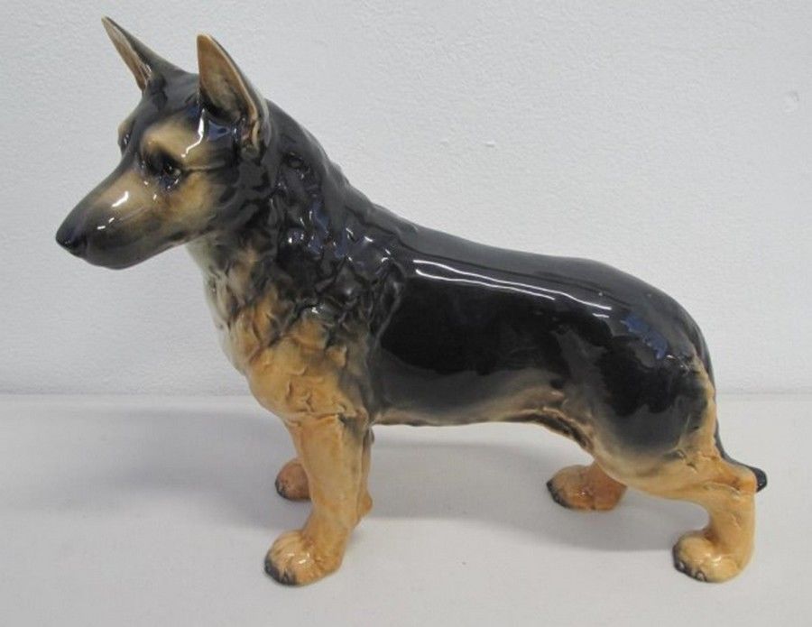 Goebel German Shepherd Porcelain Figurine - Large Size - zOther ...