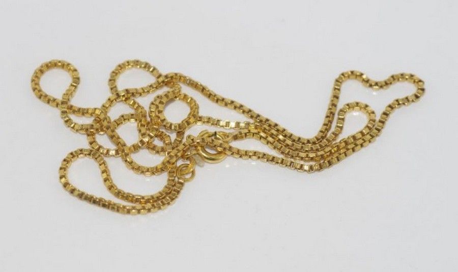 18ct-yellow-gold-box-chain-8g-55cm-necklace-chain-jewellery