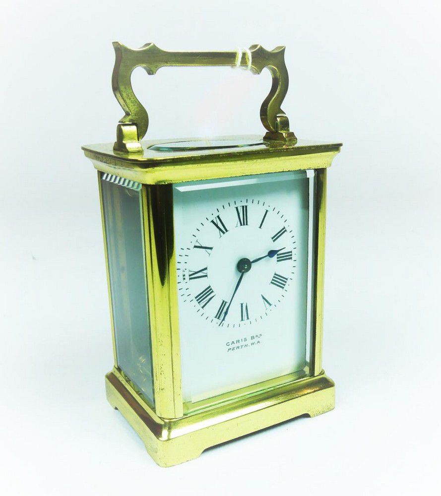 Caris Brothers Brass Carriage Clock - Clocks - Carriage - Horology ...