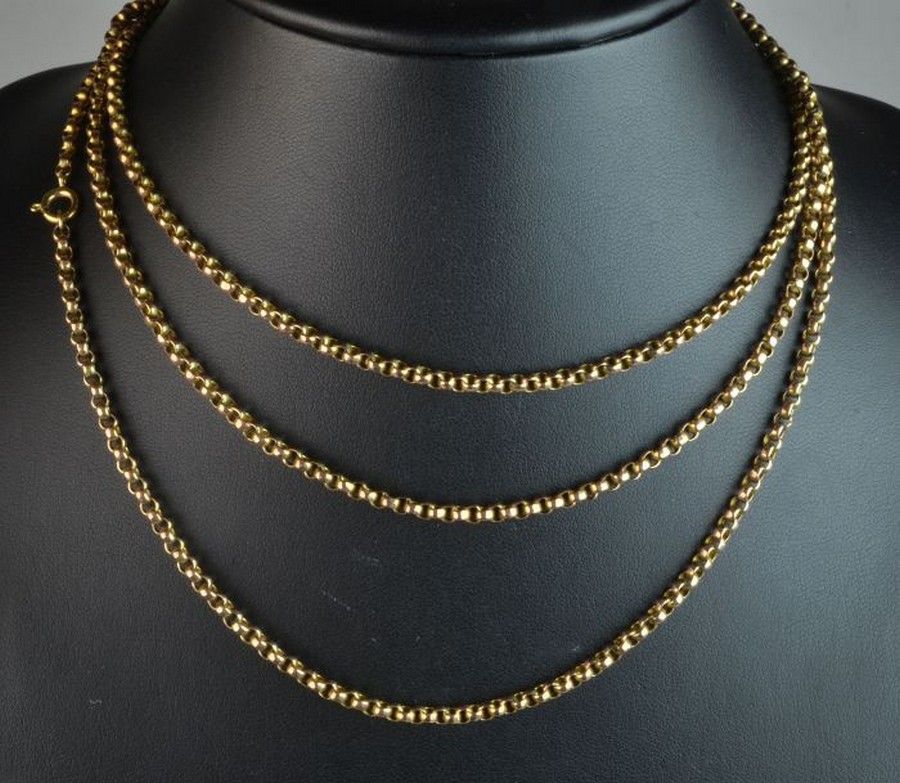 22.80g 9ct Muff Chain - Necklace/Chain - Jewellery