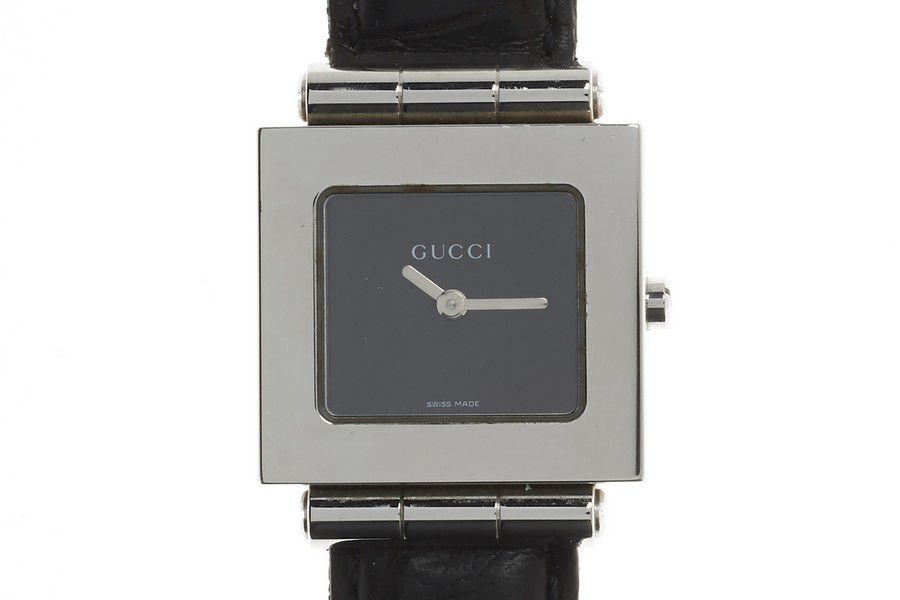 A Gucci lady's quartz wristwatch, ref. 600J in stainless steel ...