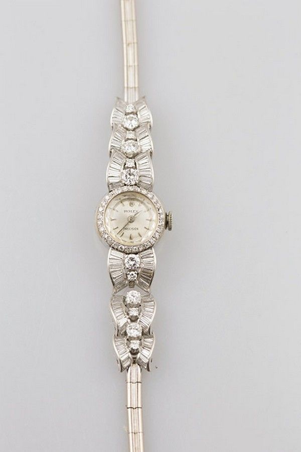 Diamond Rolex Ladies Cocktail Watch in White Gold - Watches - Wrist ...