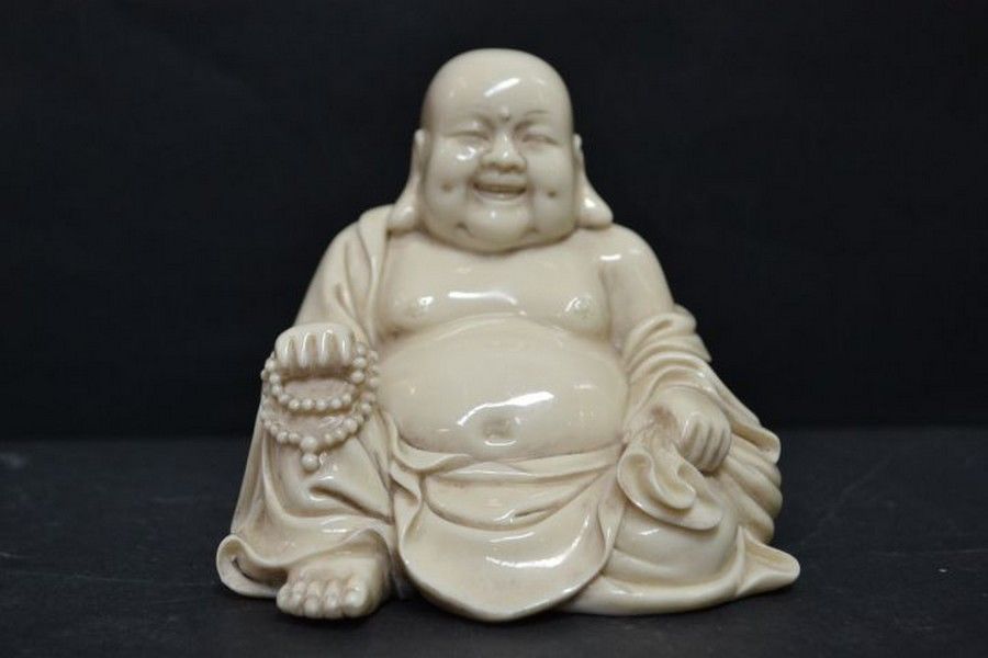 Chinese Blanc de Chine Buddha Figure - Zother - Oriental