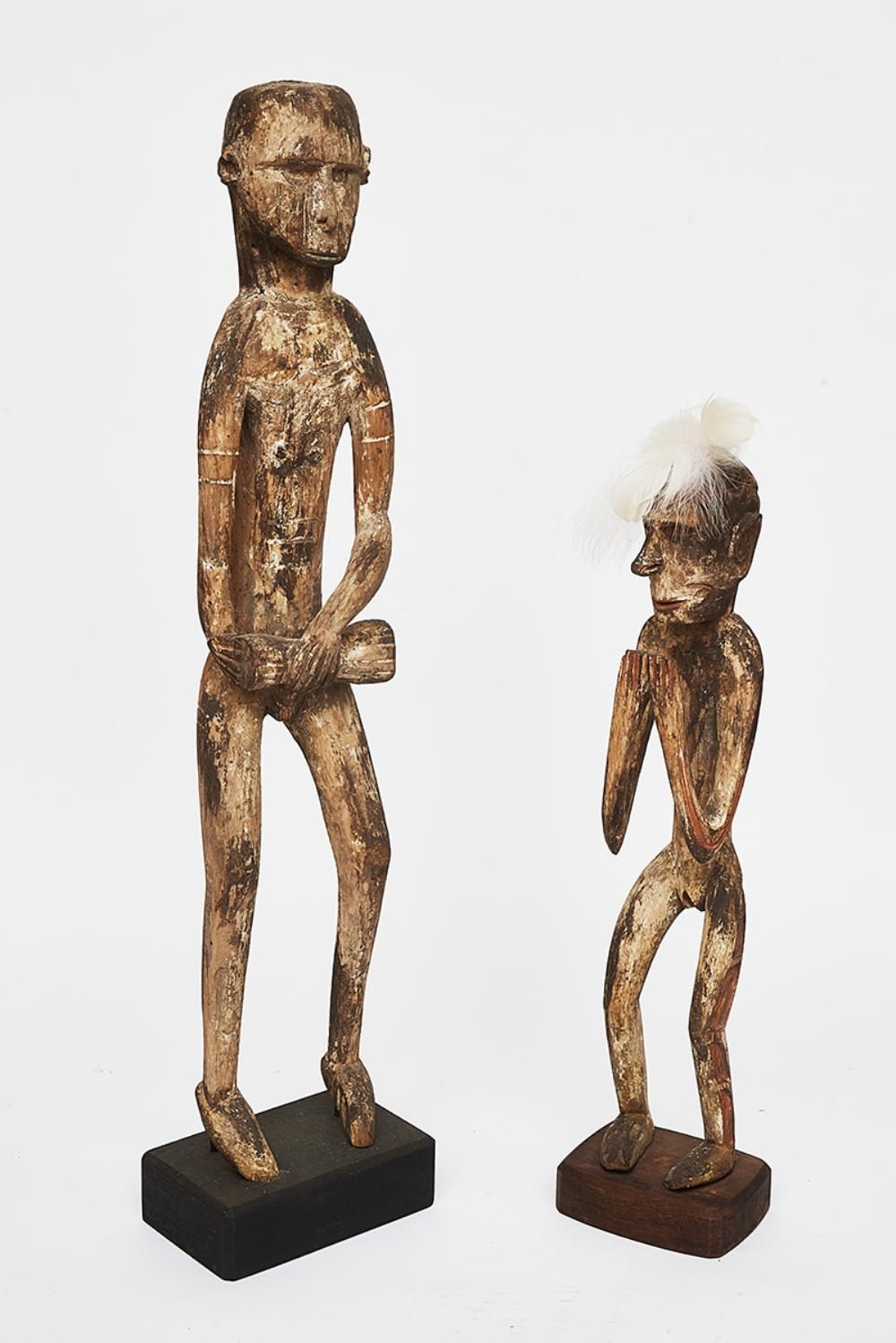 Asmat Carved Figures, Papua New Guinea, c. 1970 - New Guinean - Tribal