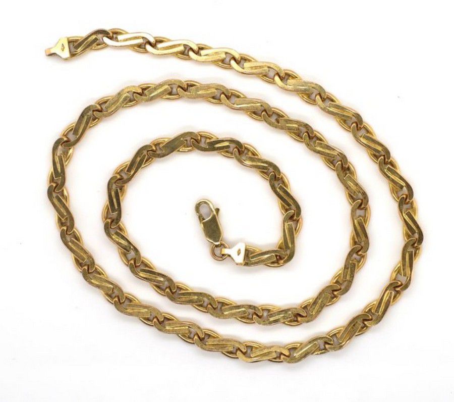 9ct Gold Chain Necklace - 30g, 50cm Length - Necklace/Chain - Jewellery