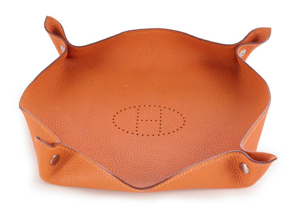 Hermes Mises et Relances Change Tray Orange