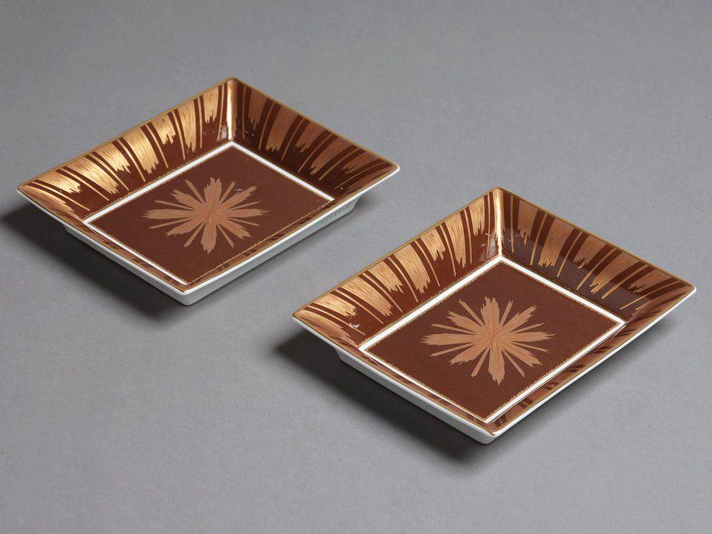 Christian Lacroix Glazed Porcelain Sweet Dishes Zother 20th Century