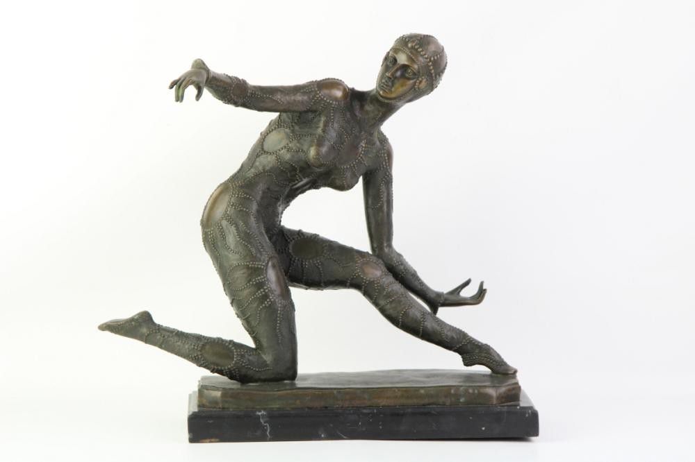 D.H. Chiparus Bronze Sculpture of a Dancer