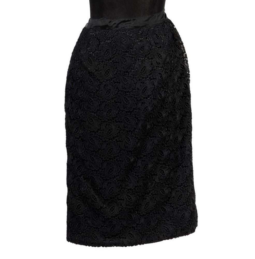 Jupe Crayon The Limited Dentelle Noire – Taille S, Neuf Avec Étiquettes