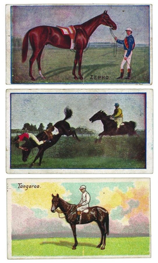 Early 1900s Australian Horse Racing Card Collection - Sporting - Horses ...