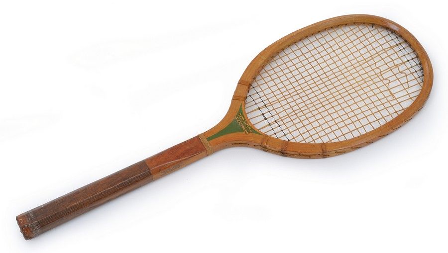 Guidelines preposition Feud A Spalding (Australia) Greenwood model Tennis Racquet with wood… - Sporting  - Tennis - Memorabilia