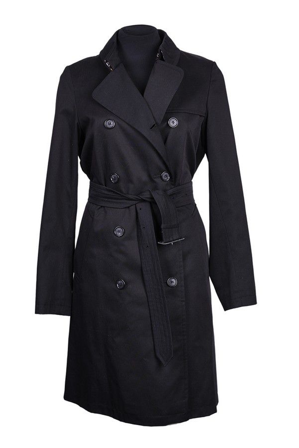 Burberry Black Trench Coat with Detachable Vest Liner - Clothing ...