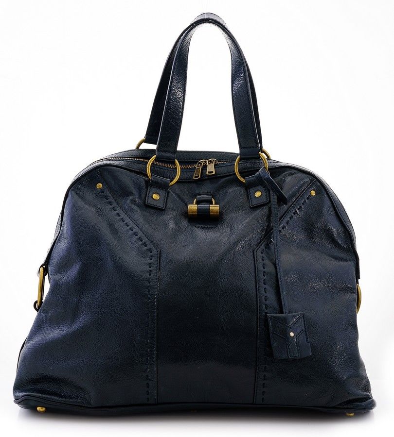 Navy Muse Handbag by YSL - Reference 153969-213317 - Handbags & Purses ...