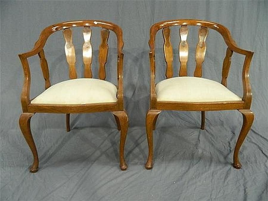 A pair of Art Deco tub chairs - Seating - Singles/Pairs/Threes of