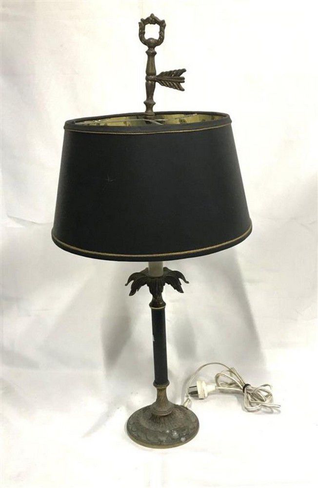 French Black Table Lamp - 57cm Height - Lamps - Table & Desk - Lighting