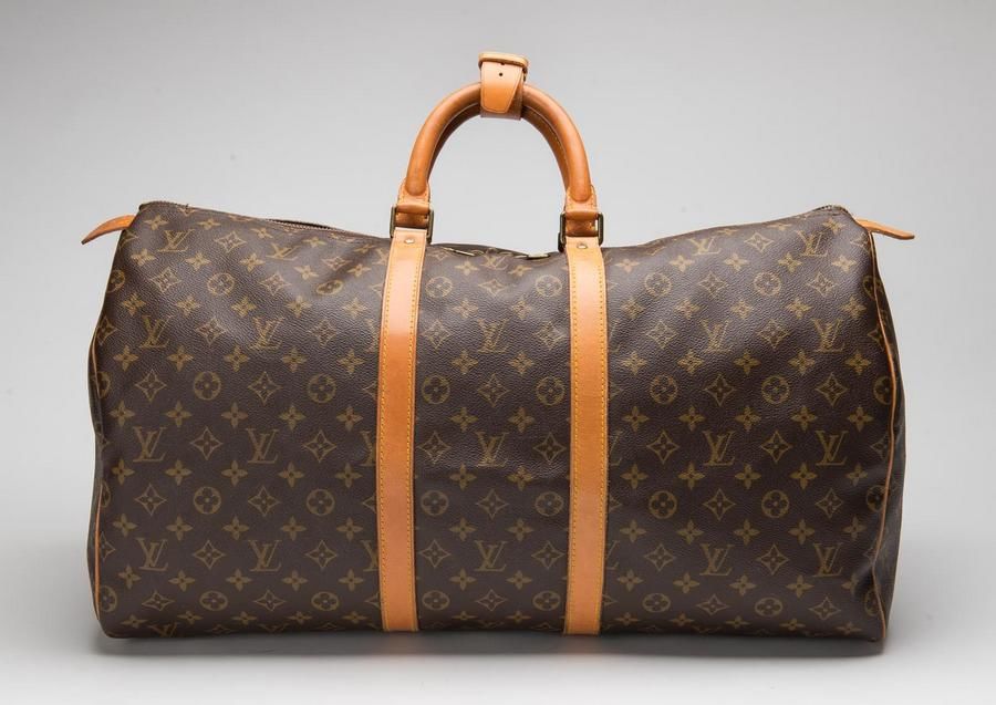 A Keepall 55 Monogrammed bag, Louis Vuitton, shoulder strap.… - Handbags & Purses - Costume ...