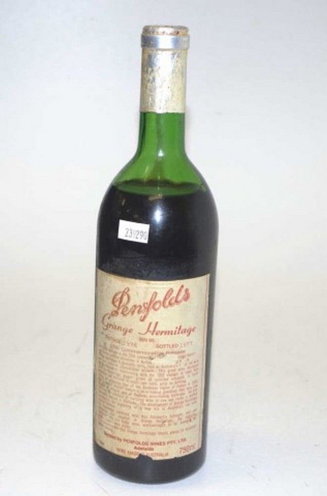 Bottle 1976 Penfolds Grange Hermitage vintage 1976, bottled… - Zunknown ...