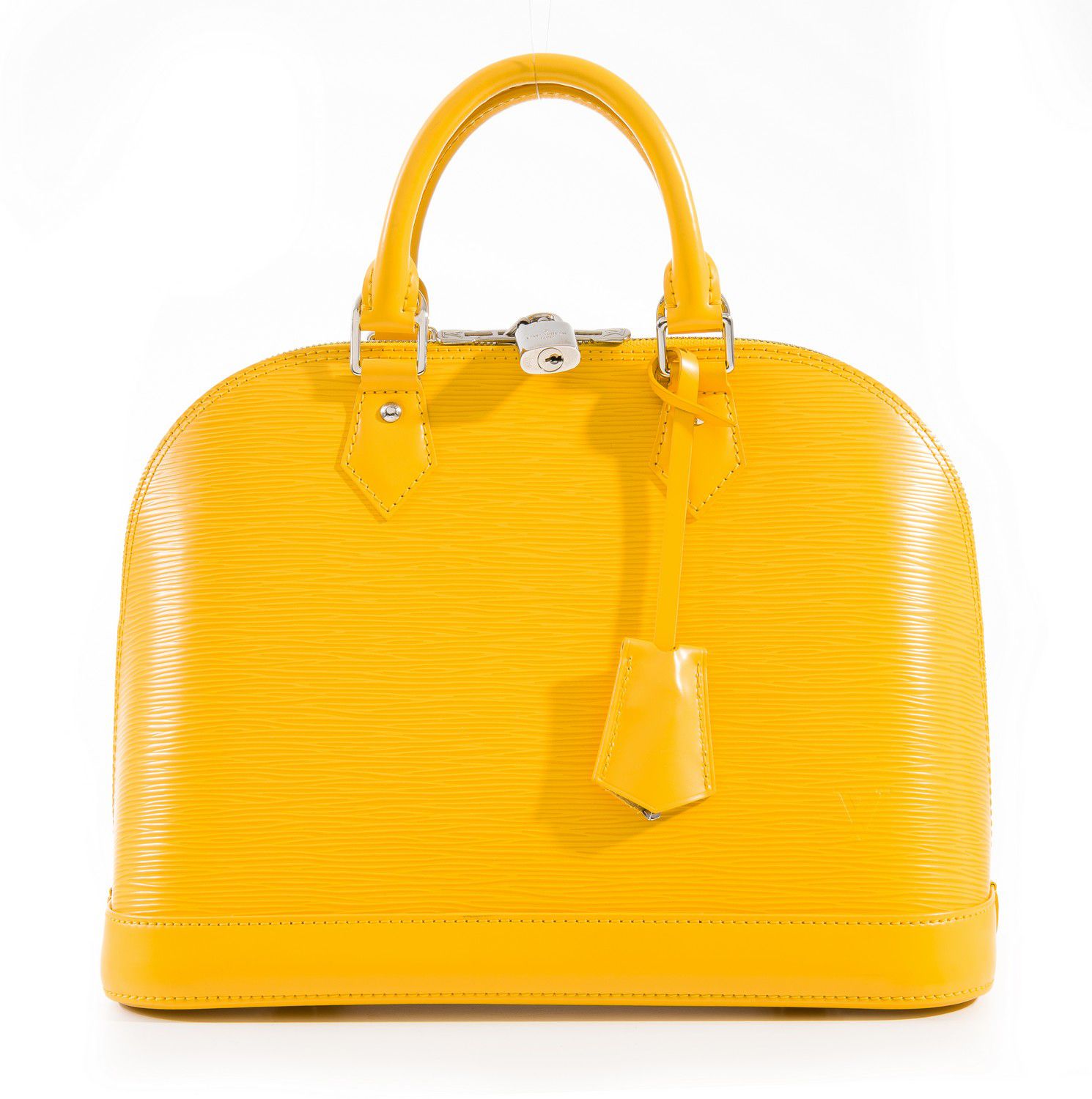 An Alma bag by Louis Vuitton, styled in yellow Epi leather with… - Handbags & Purses - Costume ...