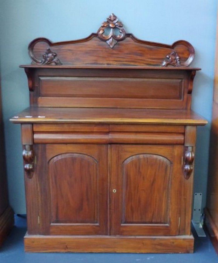 Victorian Mahogany Chiffonier - 155x118x46cm - Cabinets & Cupboards ...