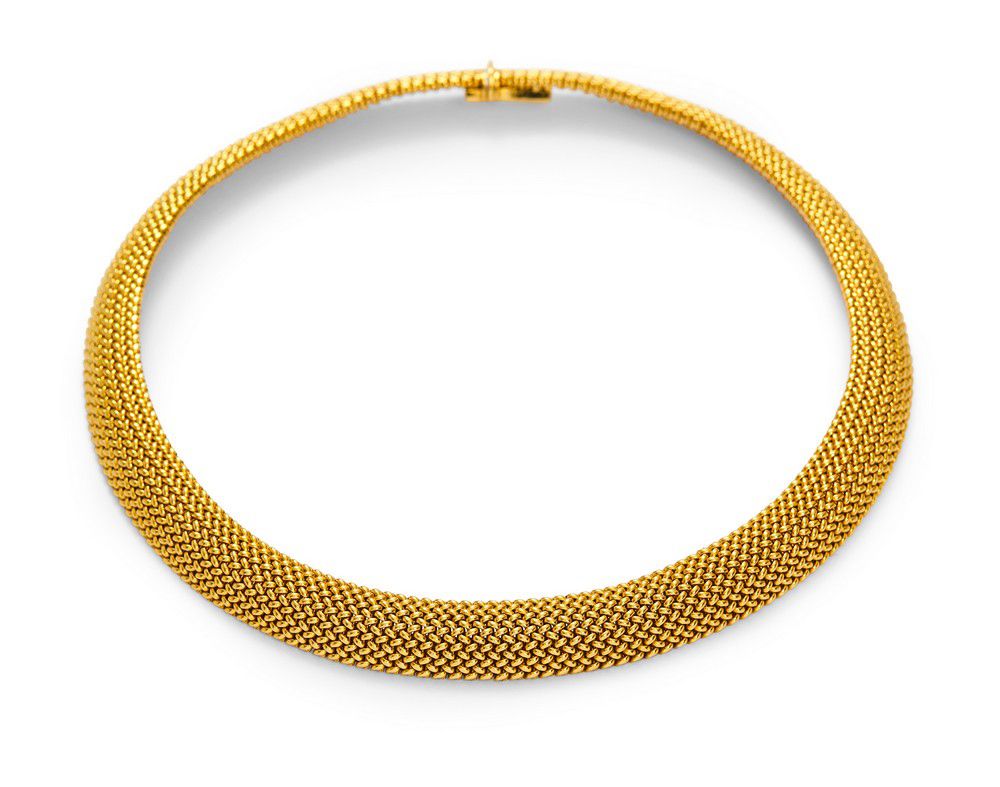 Tiffany & Co. 18ct Gold Mesh Necklace - Necklace/Chain - Jewellery