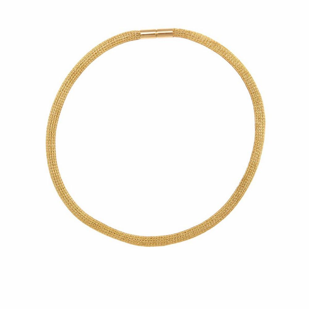 Hand Woven 18ct Gold Necklace by Peter Schafroth - Necklace/Chain ...