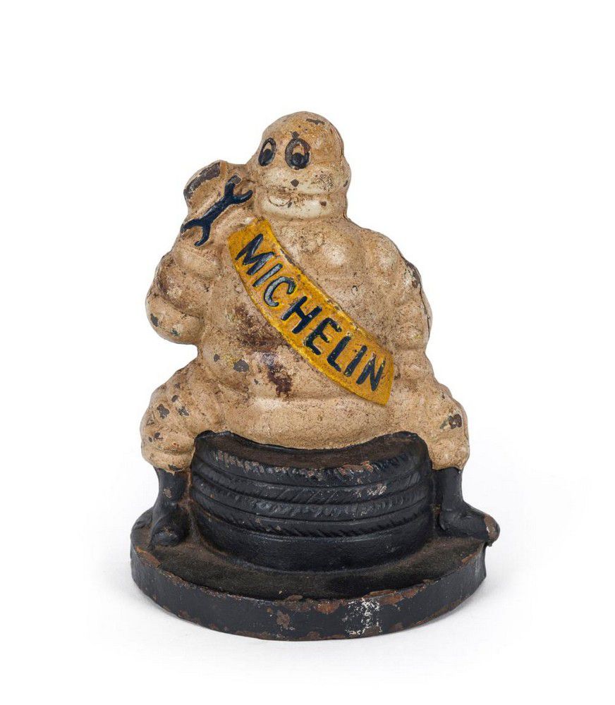 Reconstituted Stone Michelin Man bibendum Ornament 