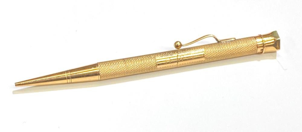 1947 Birmingham Gold Propelling Pencil by Bakers - Writing - Pencils ...