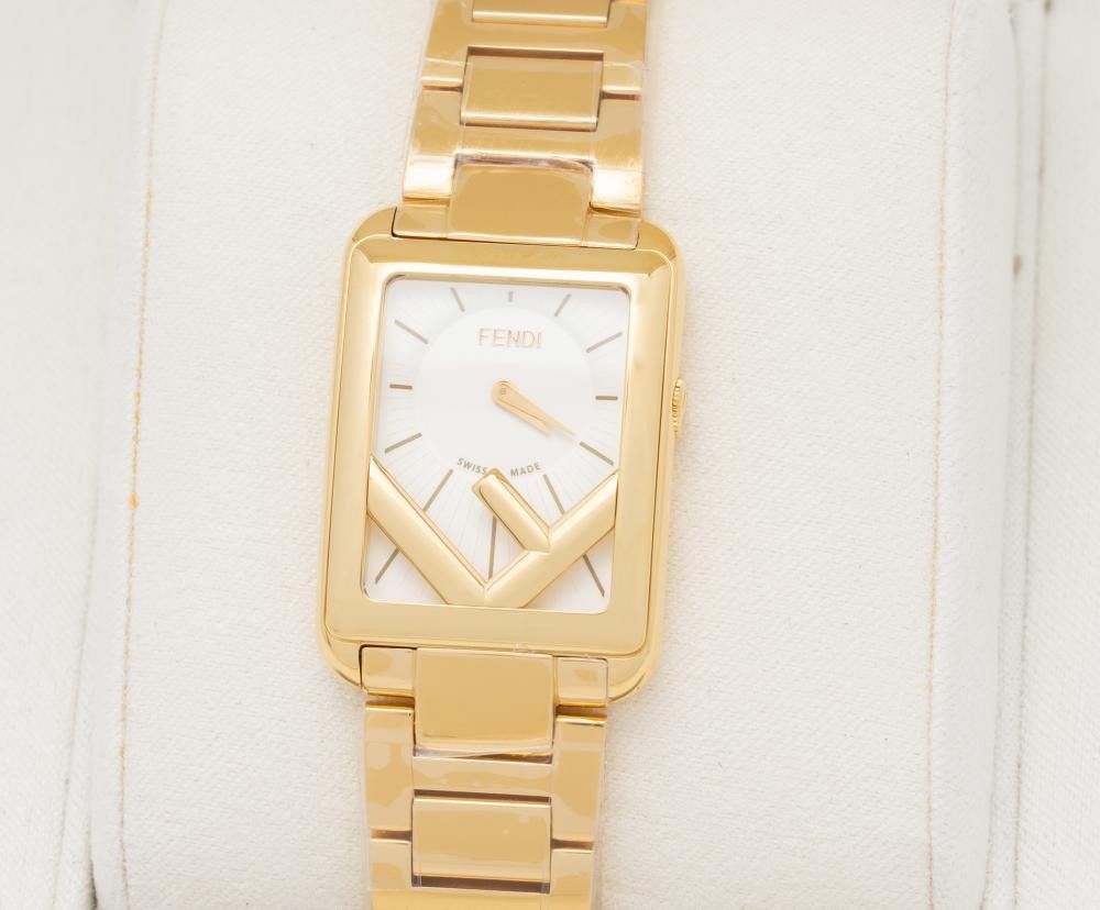 Fendi Gold Plated Quartz Lady's Wristwatch, New in Box - Watches ...