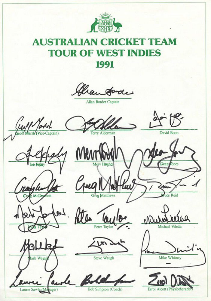 australia tour west indies 1991