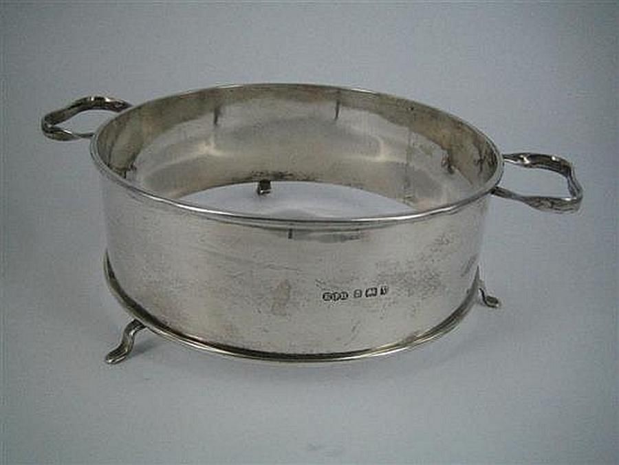 Double-Handled Silver Dish Ring - Zother - Silver