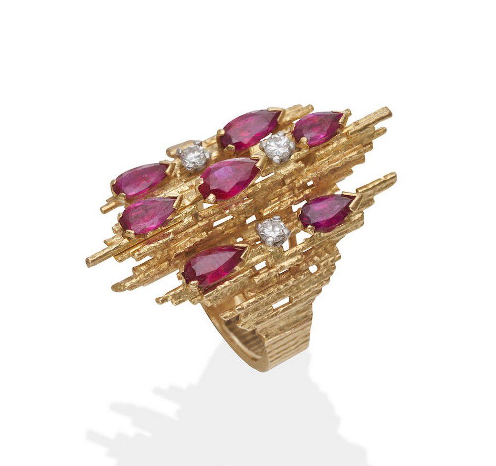 Grima Ruby and Diamond Ring, 1967 - Rings - Jewellery