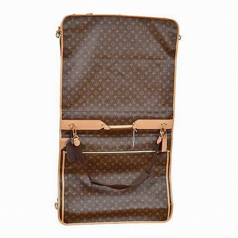 Louis Vuitton // Brown Monogram Portable Bandoulière Garment Bag