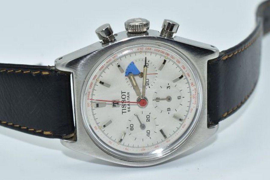 1950's Tissot Automatic Chronograph Gentlemen's Wristwatch - Working ...
