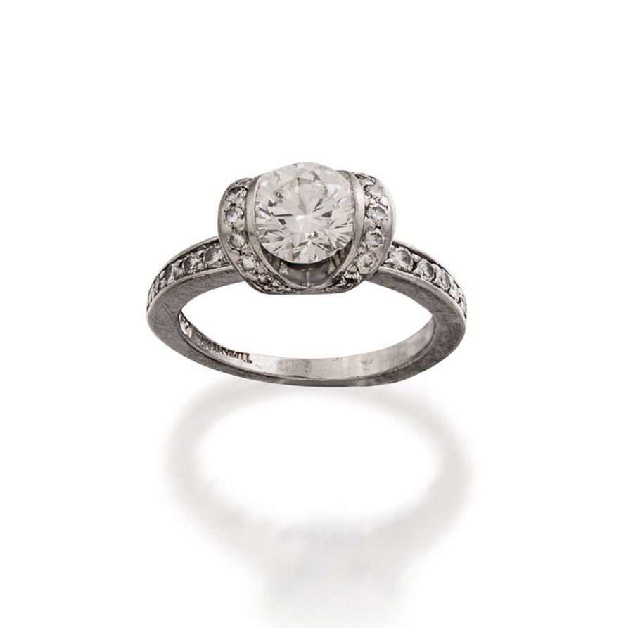 Tiffany & Co. Diamond Ribbon Ring - Rings - Jewellery