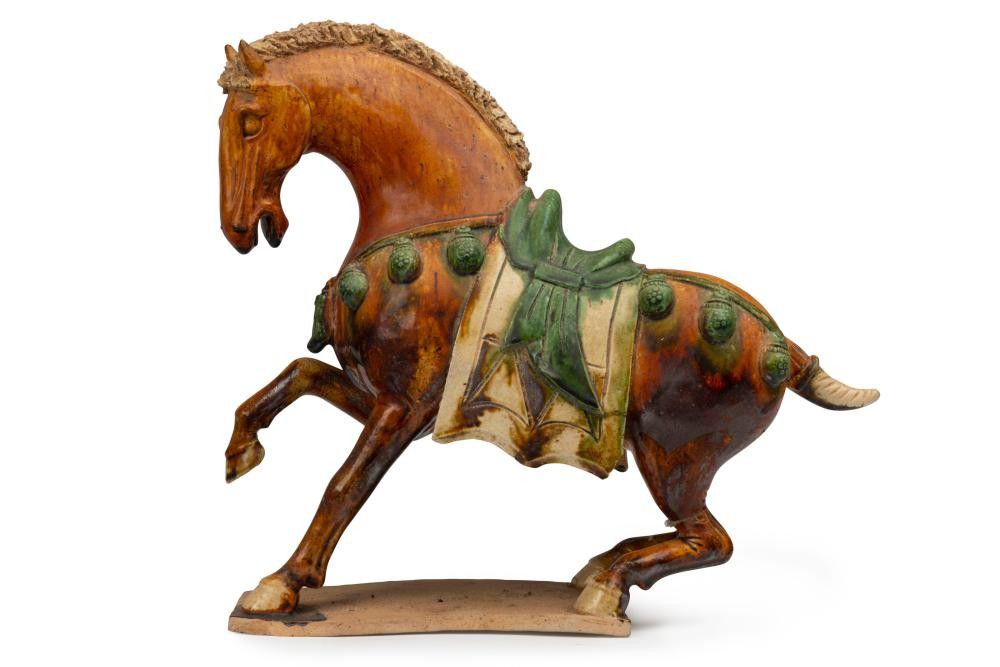 Sancai Horse Statue, Tang Dynasty - Asian - Antiquities