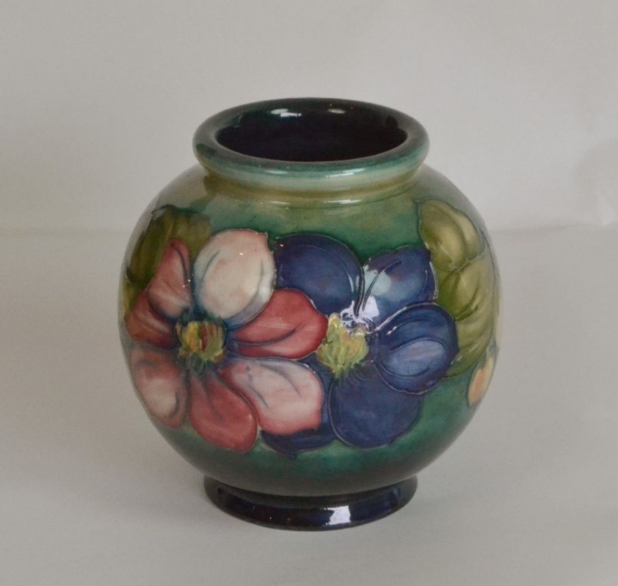 Moorcroft Clematis Vase - Moorcroft - Ceramics