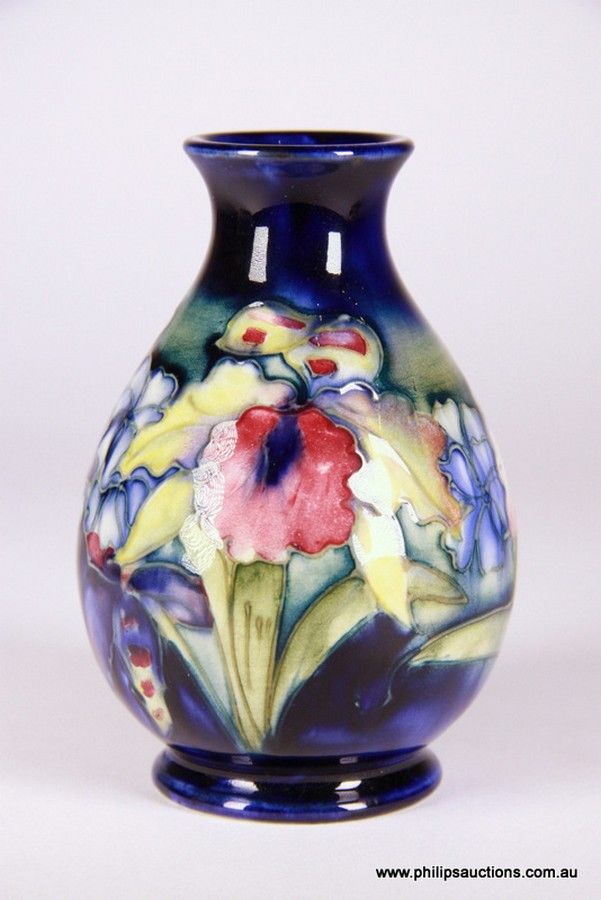 Moorcroft Orchid Vase - Moorcroft - Ceramics