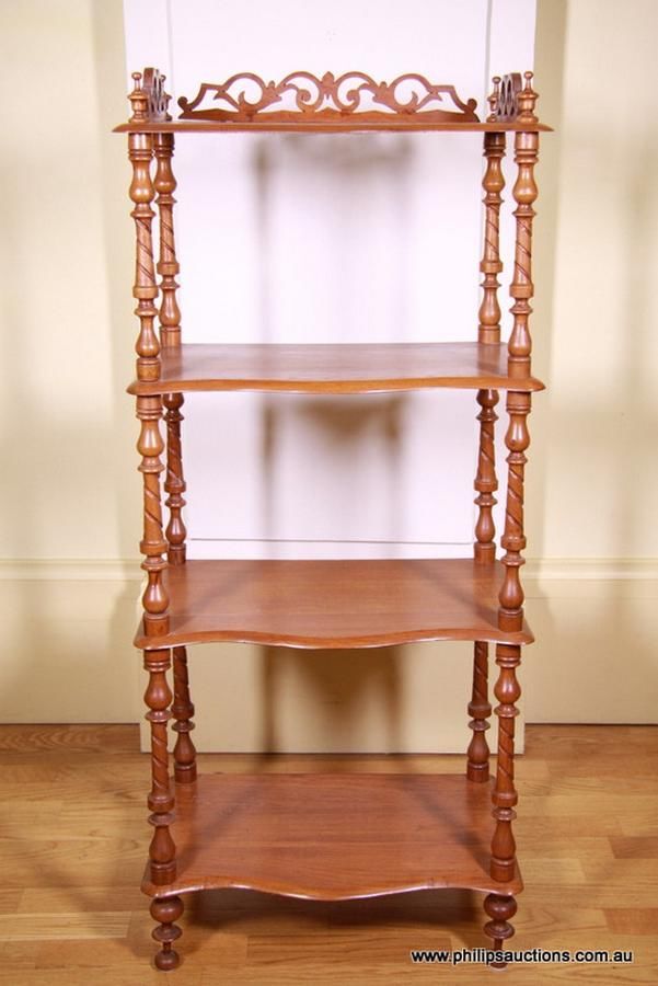 Victorian Cedar Spiral Whatnot - Whatnots & Music Canterburies/Cabinets ...