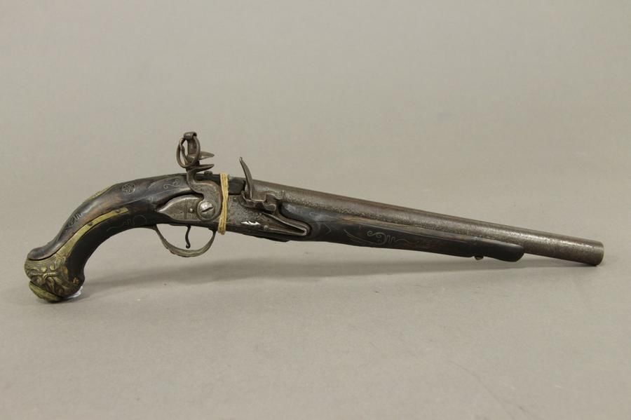 Turkish Flintlock Pistol, 19th Century - Firearms - Pistols - Militaria ...