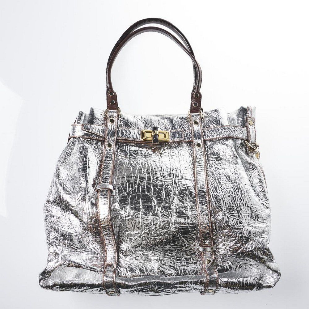 Metallic Kentucky Tote Bag by Lanvin - Handbags & Purses - Costume ...