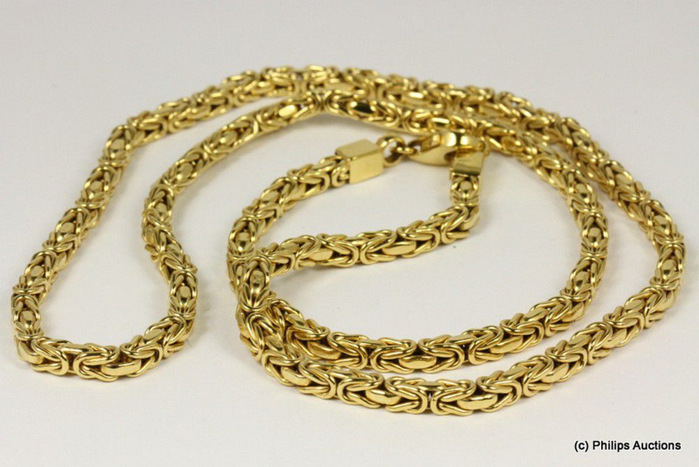 9ct Gold Knot Chain with Parrot Clasp - 67cm - Necklace/Chain - Jewellery