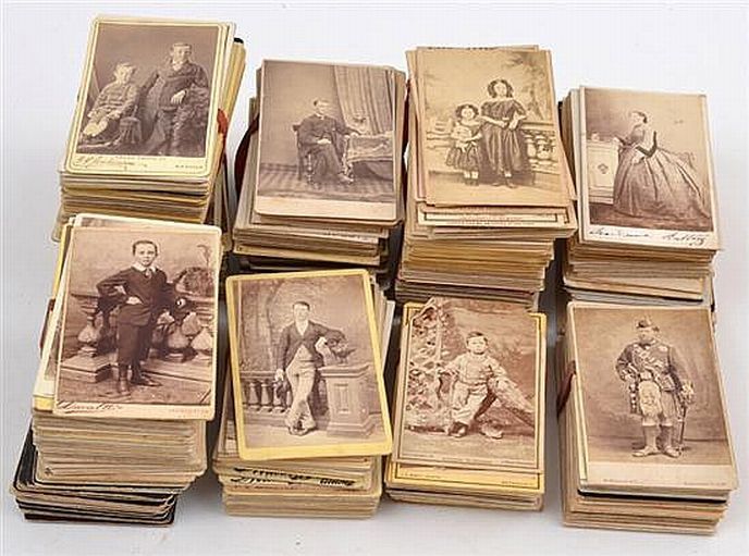 N J Caire Carte De Visite Portrait Collection Photographs Printed 