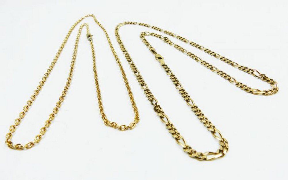 9ct Yellow Gold Rings and Chains Set - Necklace/Chain - Jewellery