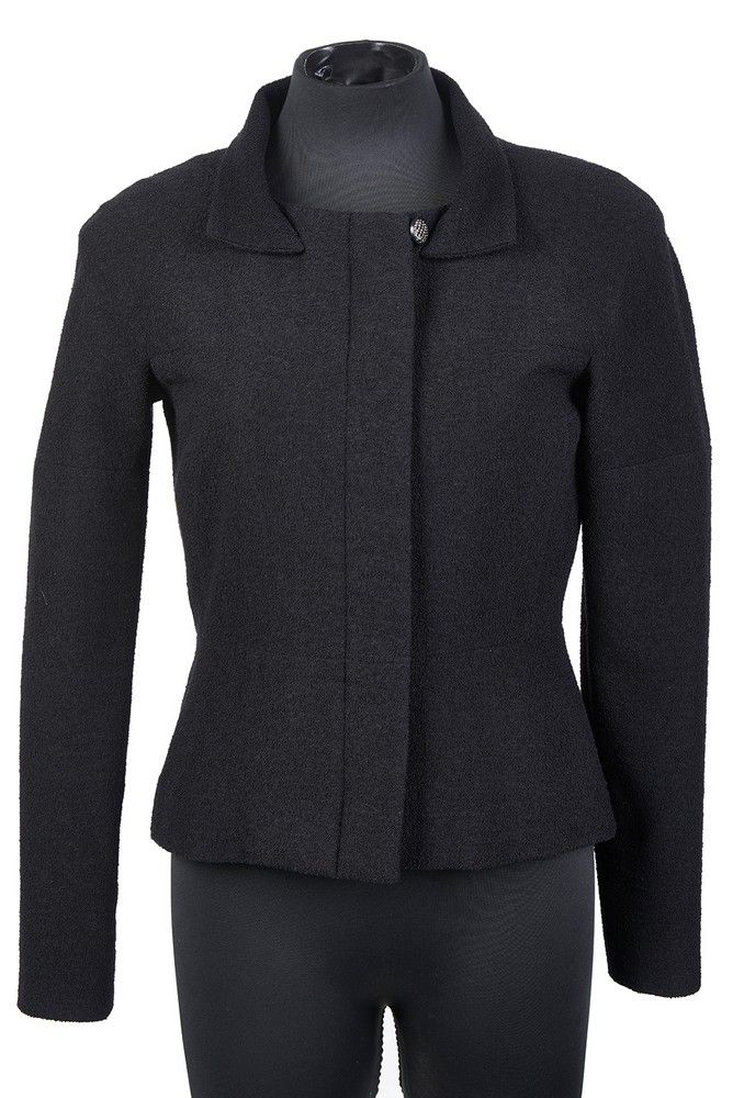 Chanel Gunmetal Tweed Jacket, Size 38 - Clothing - Women's - Costume ...