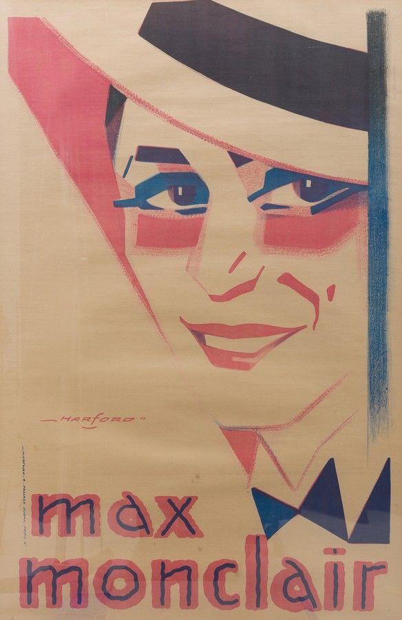 French Max Monclair Theatre Poster, c1930s - Prints - Posters - Art