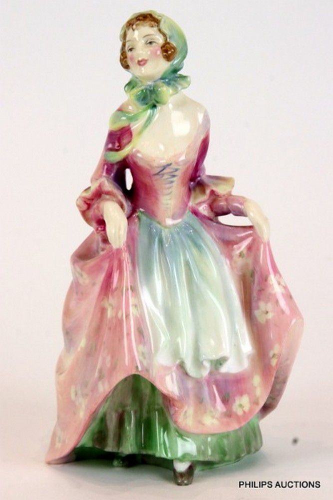 Royal Doulton Figure 'Suzette' in Flowered Pink Dress - Royal Doulton ...
