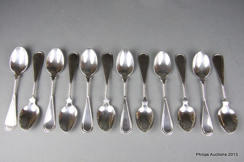 Antique Dutch Silver Spoon Set, 1904 - Flatware/Cutlery and Accessories ...
