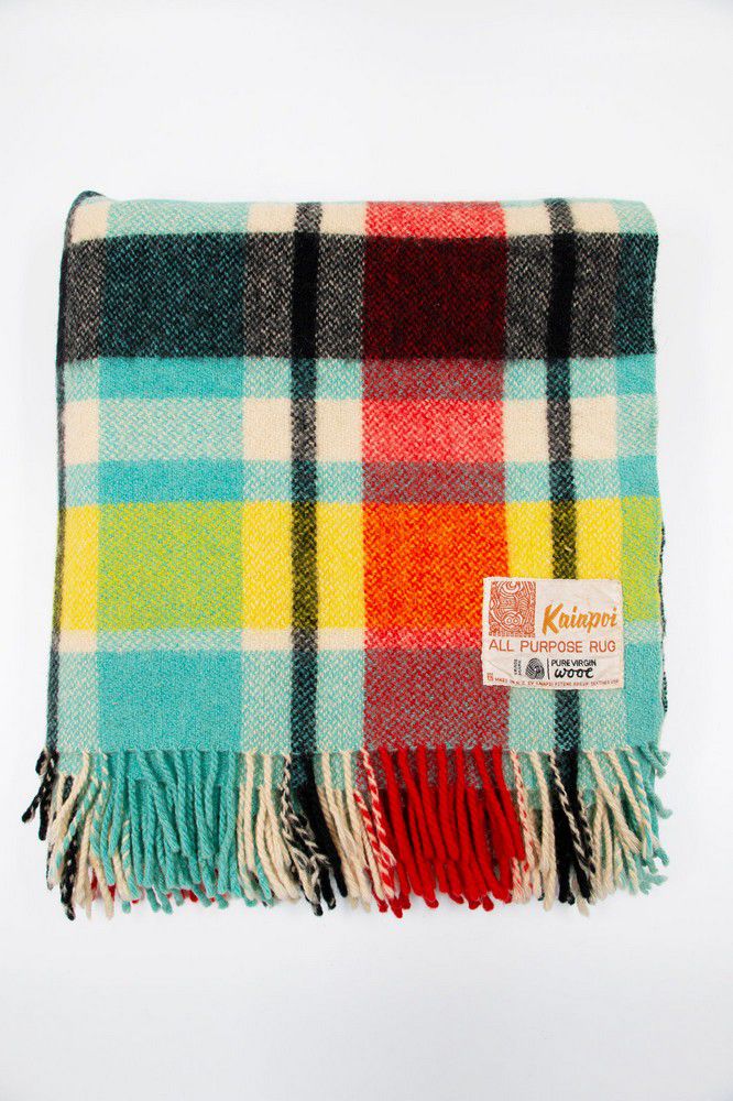Woolmark Rug Label Tartan All-Purpose Rug with Woolmark Label - Rugs & Carpets - Textiles ...
